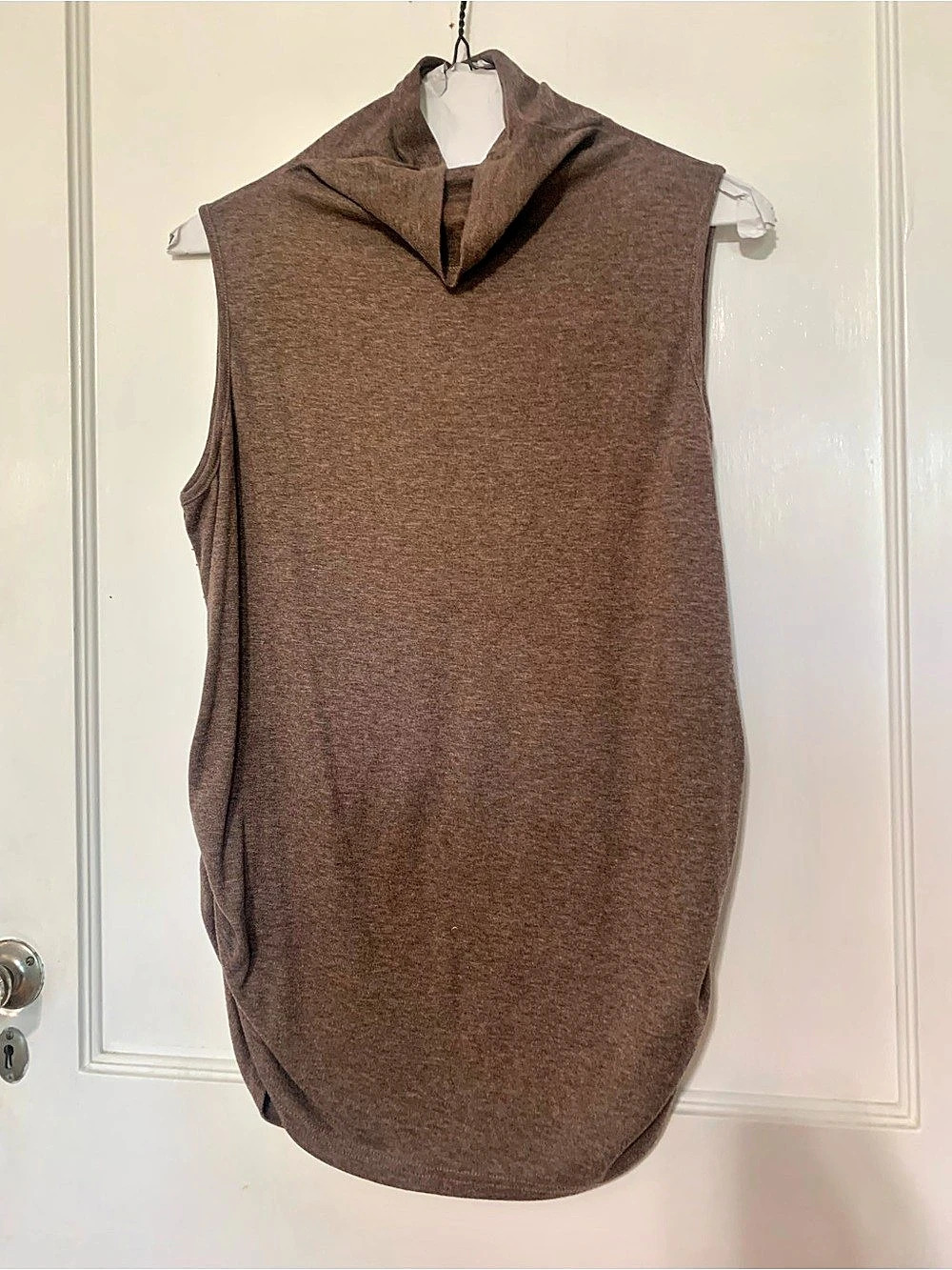 Brown Sleeveless Tunic